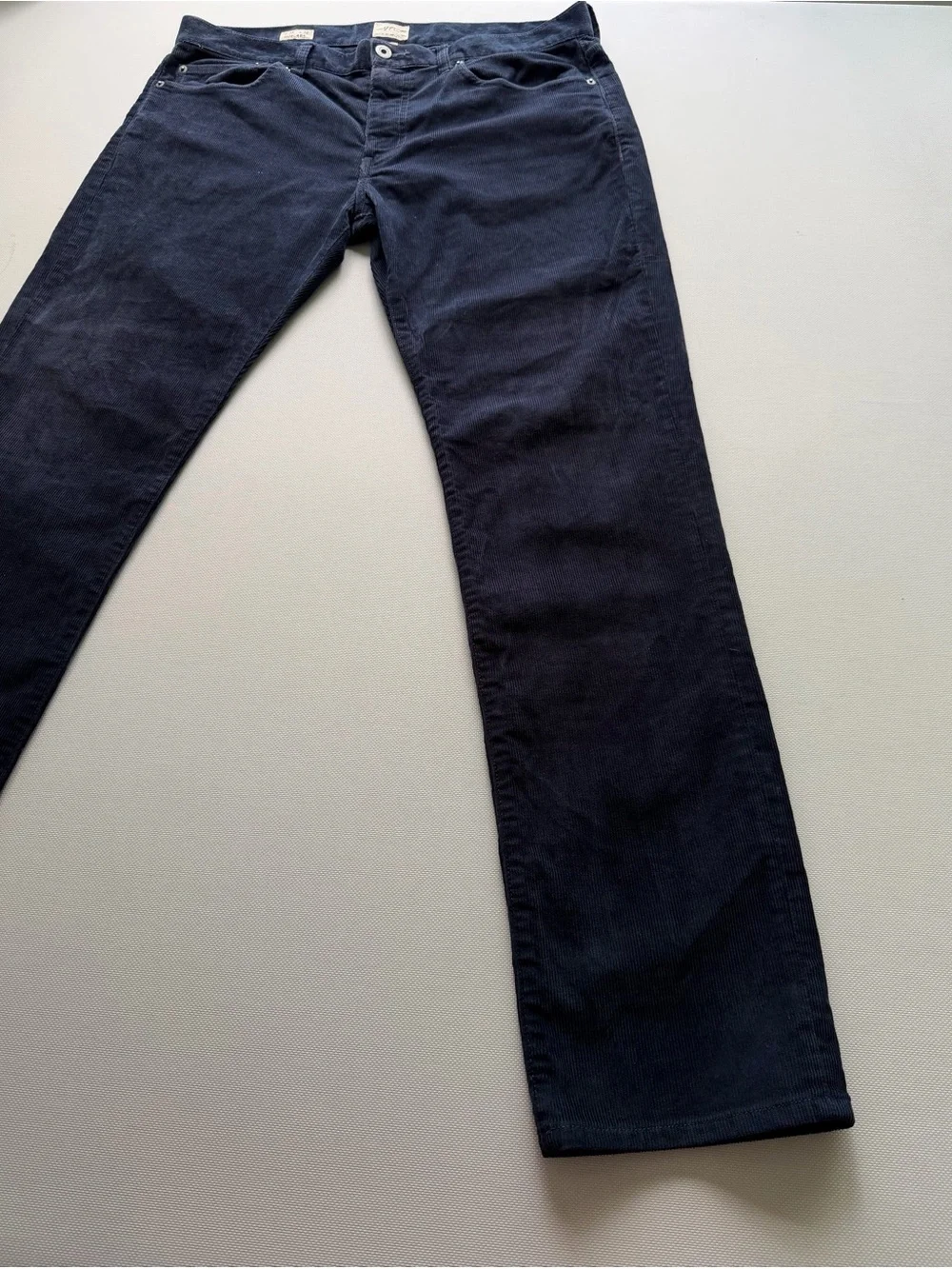 J. Crew Men's Navy Corduroy Pants